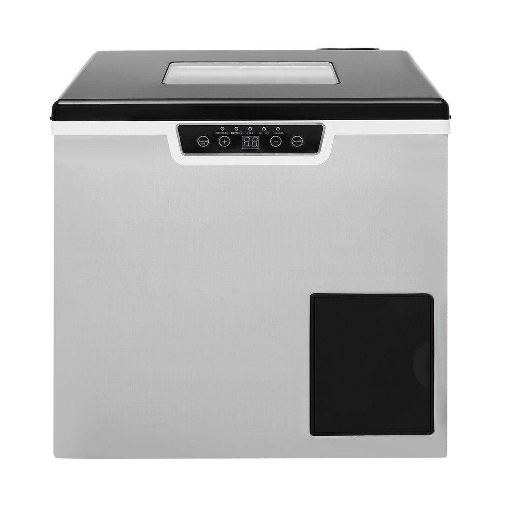 Countertop Nugget Ice Maker, One-Touch Operation Ice Maker with Self-Cleaning