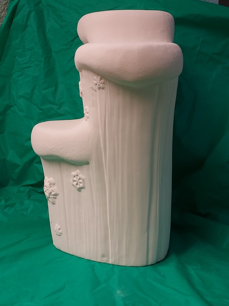 Ceramic Bisque~~ Ready to Paint~~ Winter Stump