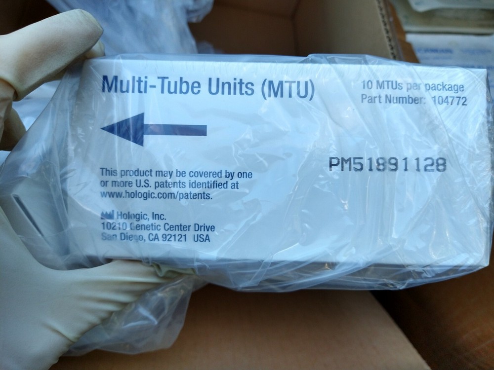 Hologic Multi-Tube Unit 104772-02 10 Kits Per Case