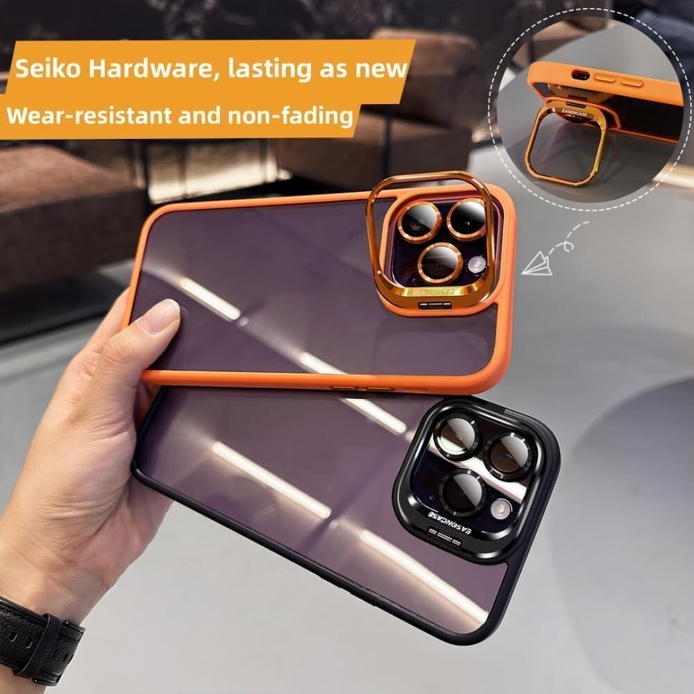 For iPhone 16 15 14 13 12 11 Pro Max Shockproof Mag Case + Lens Screen Protector