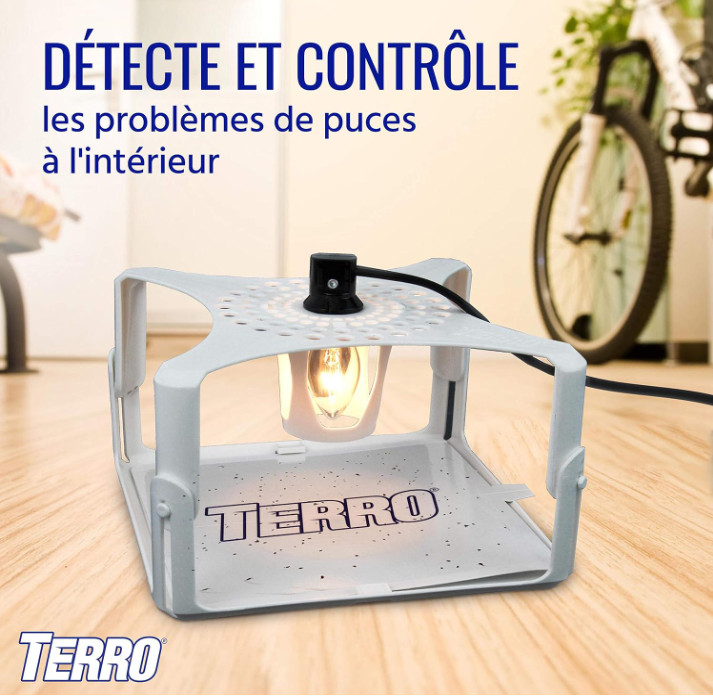 TERRO T231 Flea Trap Refills - Replacement Flea Trap Glue Boards,White, 3 Count