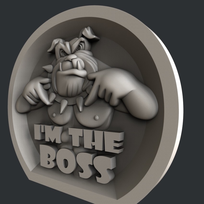 3d STL models for CNC, Artcam, Aspire, Dog Boss