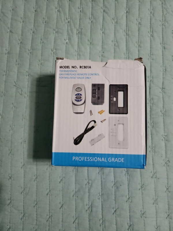 Thermostatic Gas Fireplace Remote Control Model No. RCB01A OPEN BOX
