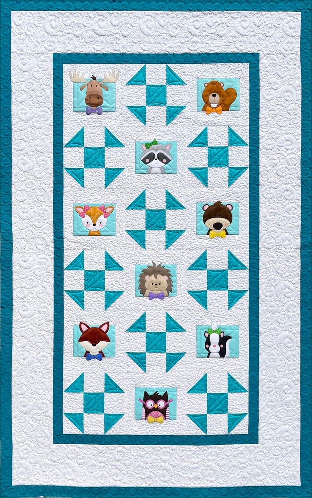 Woodland Animals Quilt Pattern