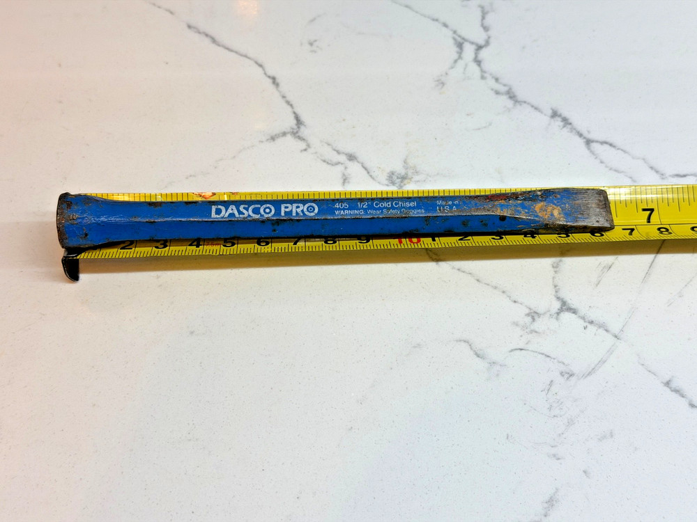Vintage 1/2" Dasco Pro Cold Chisel Tool No. 405 6” Long