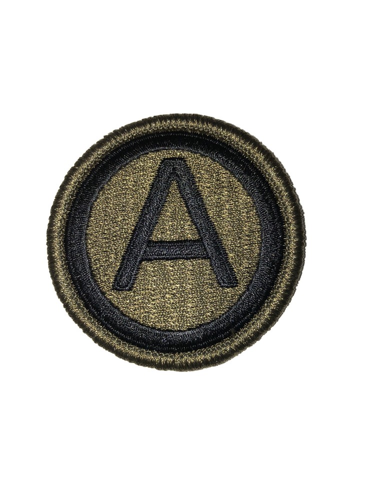 3rd U.S. Army Subdued Shoulder Patch Insignia