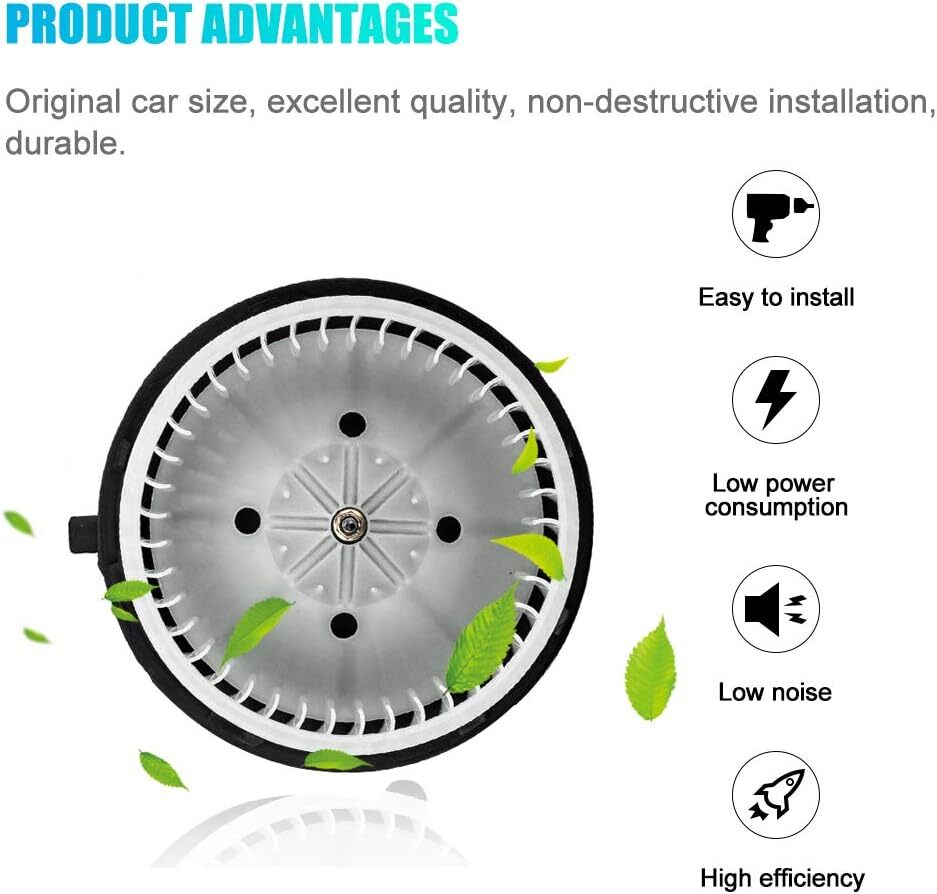 Heater Blower Motor Fan for 07-13 Chevrolet Silverado/GMC Sierra 1500 2500 Tahoe