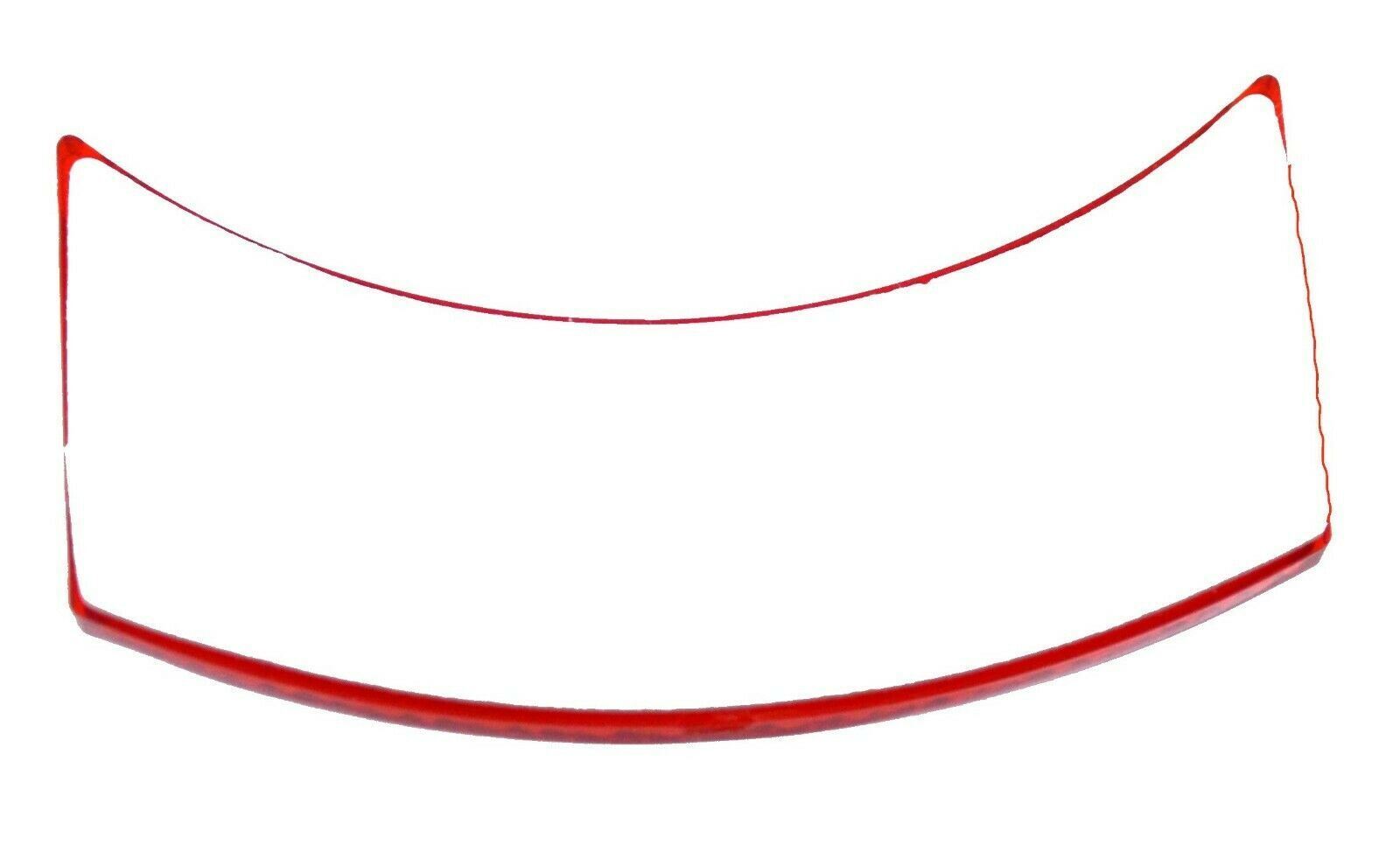 Reflectors Half Moon Red Acrylic Lens & Housing for 2" Light GG#81205 Set of 2