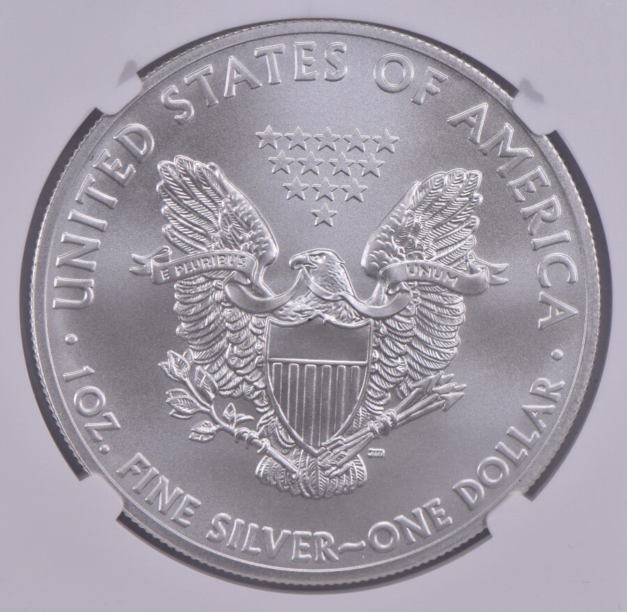 MS70 2011 American Silver Eagle 1 Oz NGC Graded Brown Label