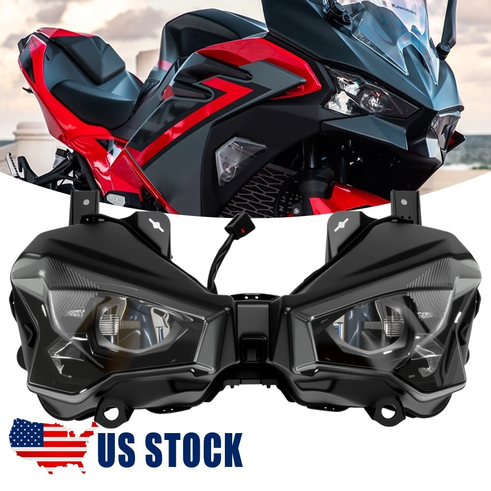 LED Headlight Assembly for KAWASAKI NINJA500/Ninja 500 SE ABS EX500 2024 2025