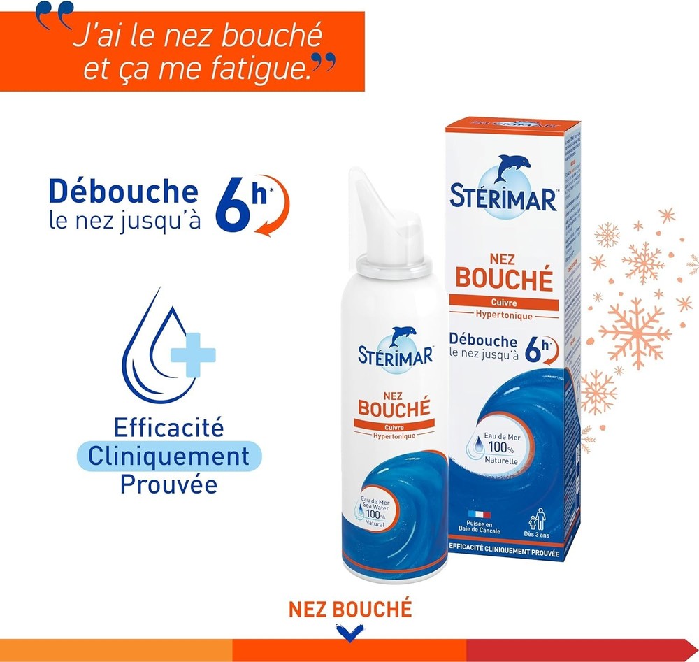 Sterimar Hypertonic Nasal Spray 100ml