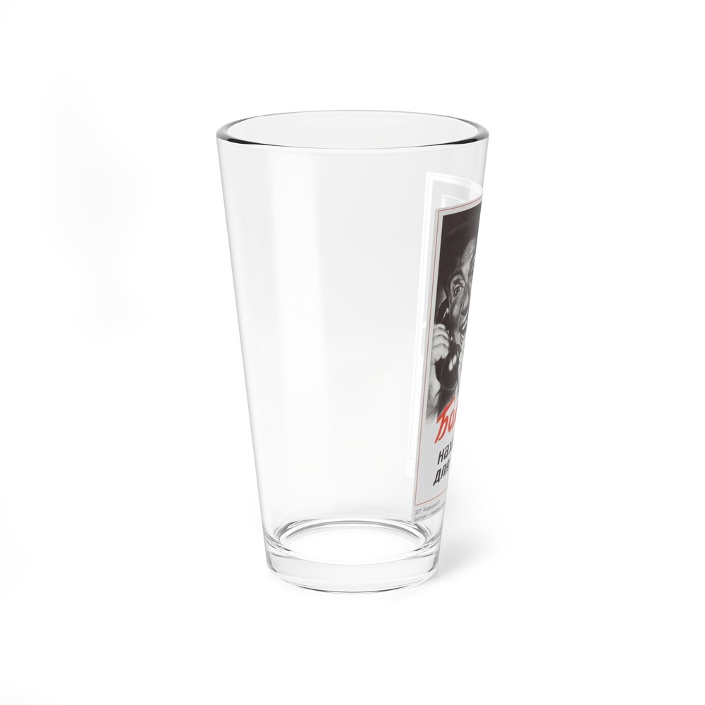 Soviet Era Poster 83 - Pint Glass 16oz