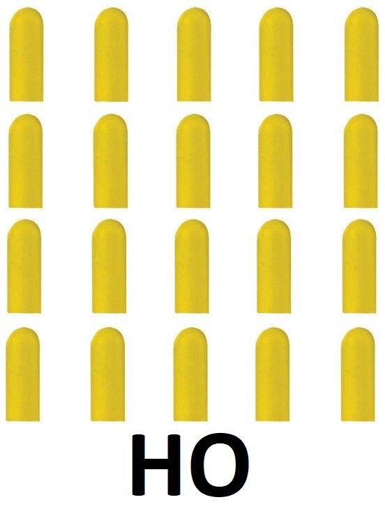 HO Scale - Safety and Security Posts 20 Pack  - 949-4148