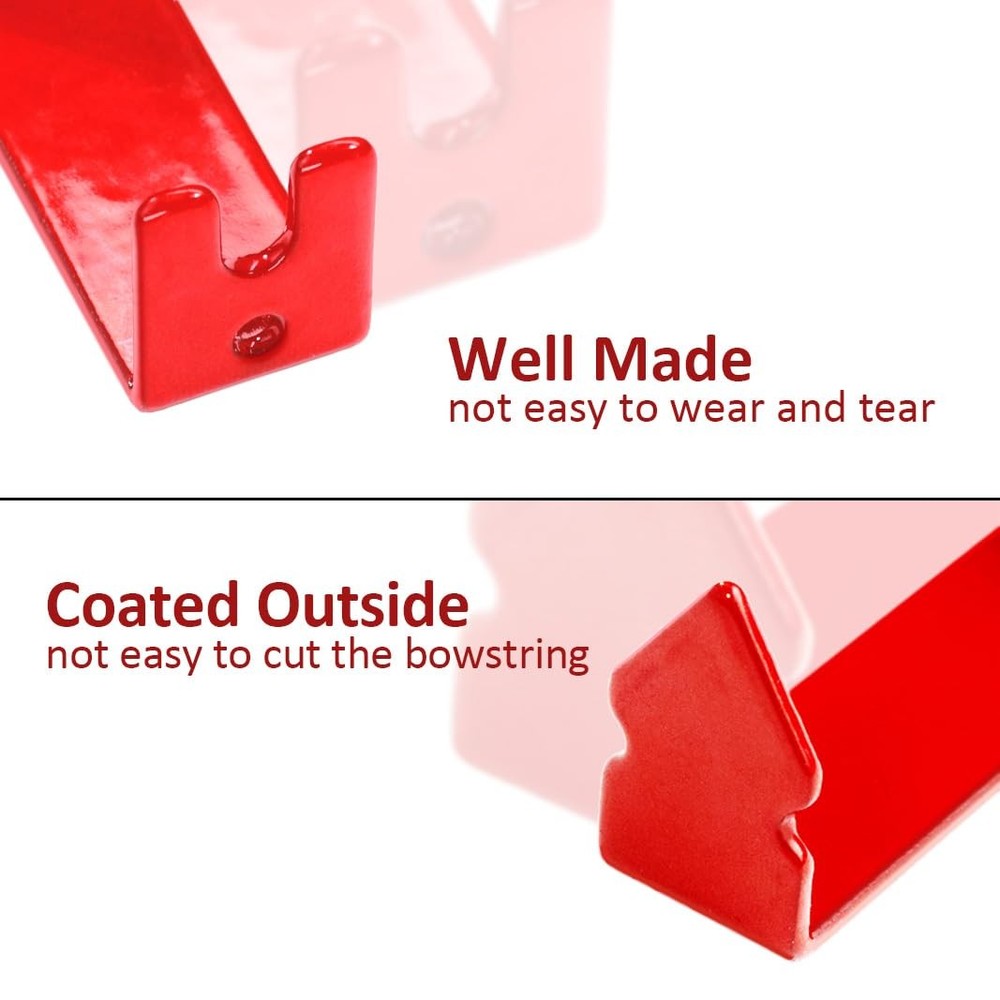 Luoyer Archery Bowstring Separator and Serving Thread Set Peep Red