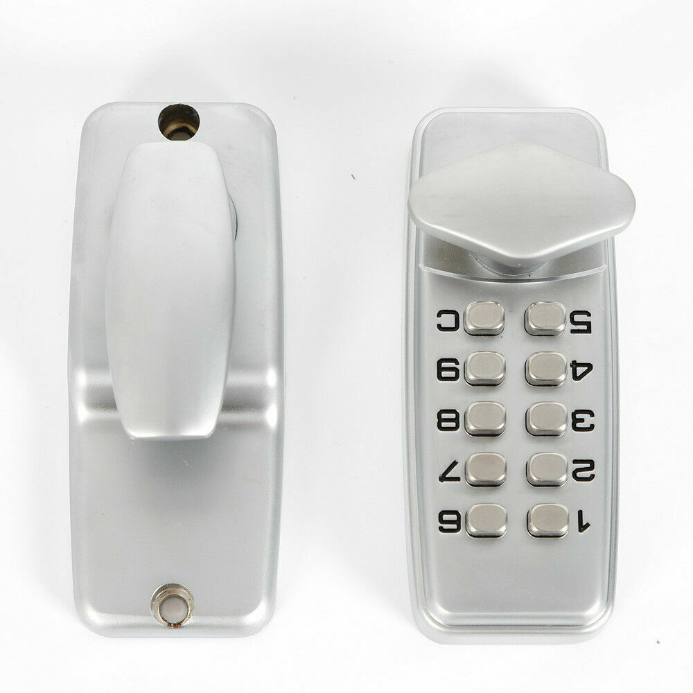 Mechanical Keyless Entry Door Lock Digital Code Keypad Knob Combination Deadbolt