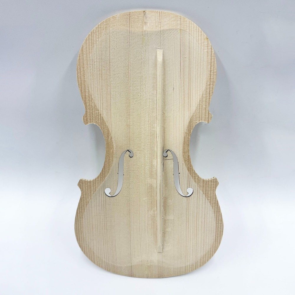 DIY 3/4 Unfinished Violin Making Kit Solid Spruce & Maple Wood Full Set