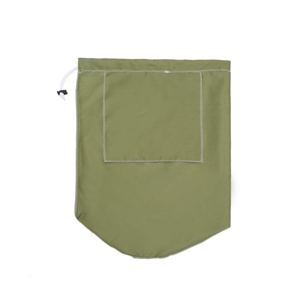Durable Drawstring Water Resistant Dust Flap Stuff Sack Bag 4-Pack Green
