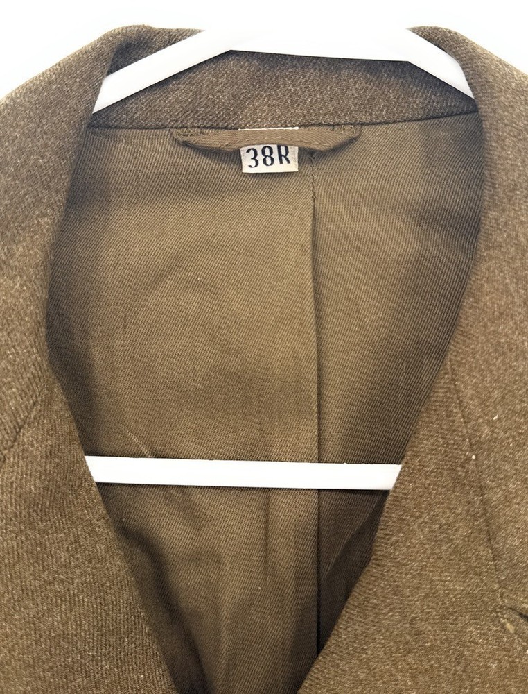WWII Army Coat Jacket Brown