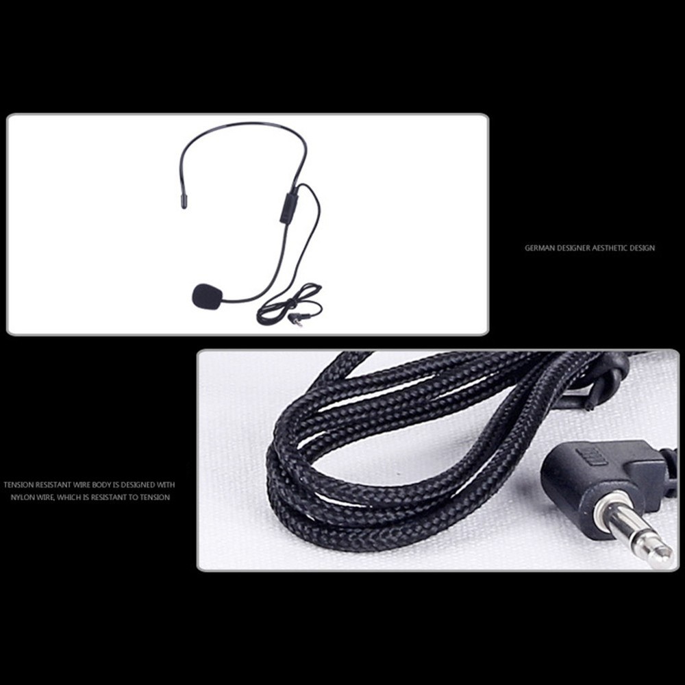 Headset Microphone Head-mounted Wired Headset Microphone Microphone Headset New