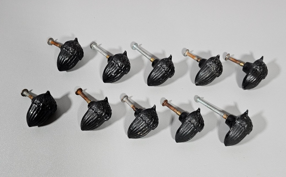 Anne at Home Heavy Metal Acorn Drawer Pull Knobs 10 Knobs