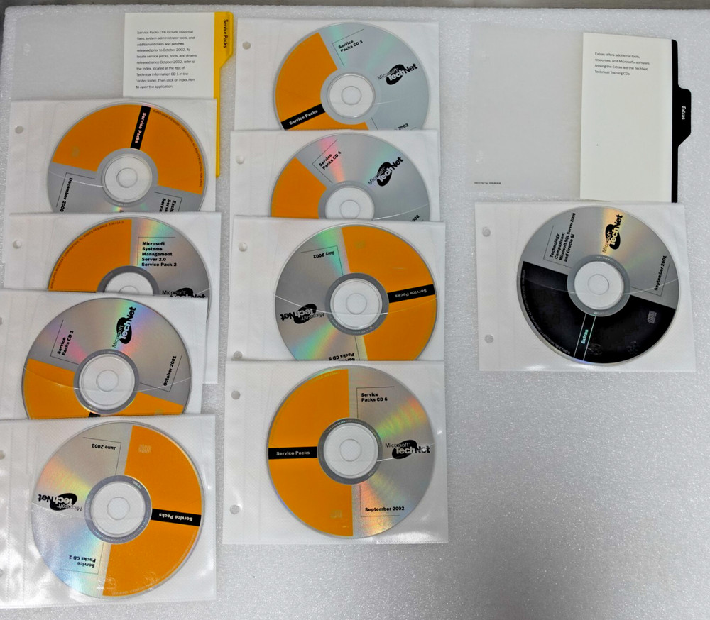 MICROSOFT TechNet Plus Subscription 89 Disc Lot