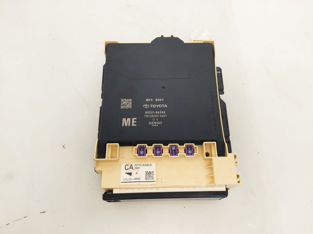 2018 Toyota Camry Le 2.5L Multi Plex Network Computer Module Unit 82730-06A80