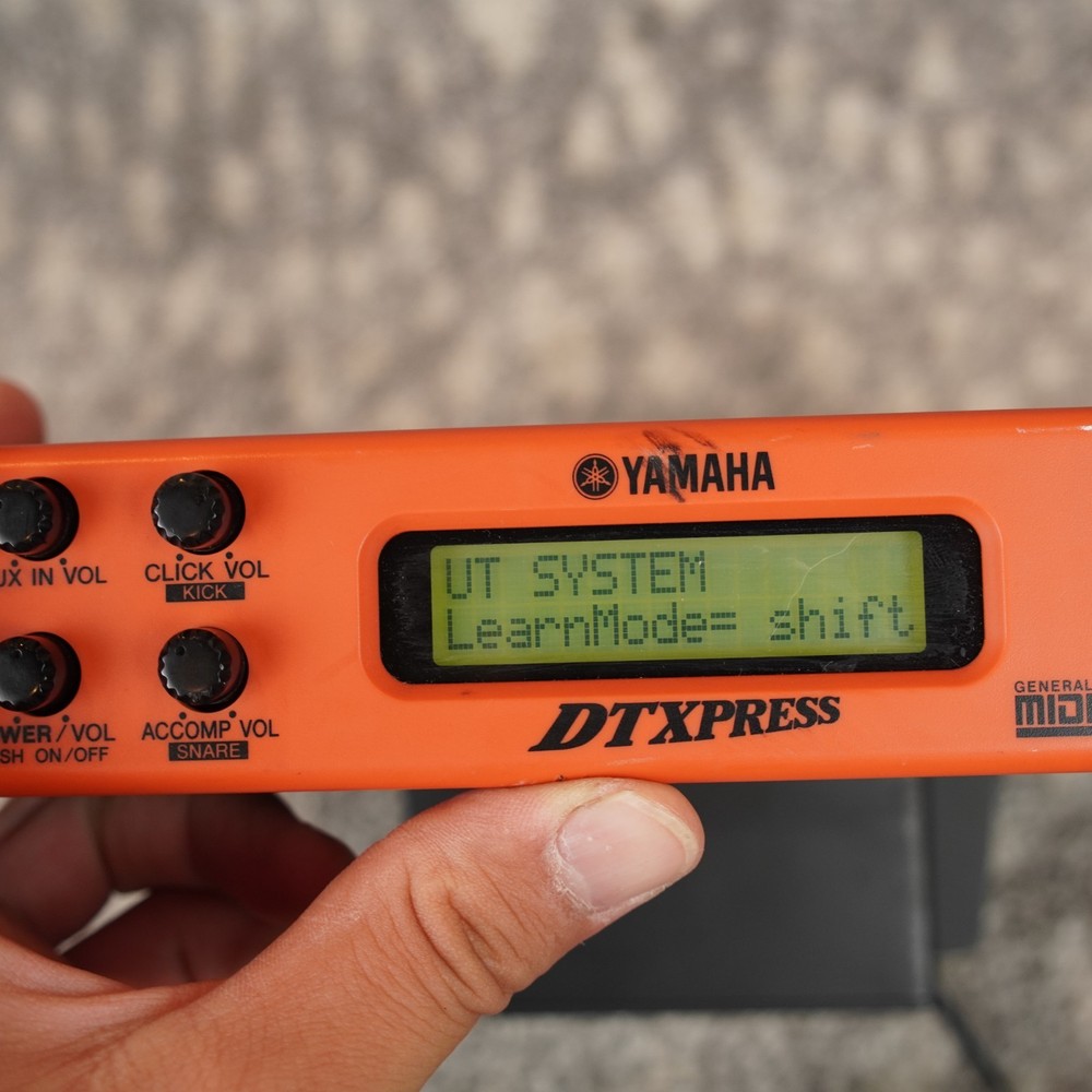 YAMAHA DTXPRESS Drum Trigger Module Electronic Drums w/ Mount & Power Supply