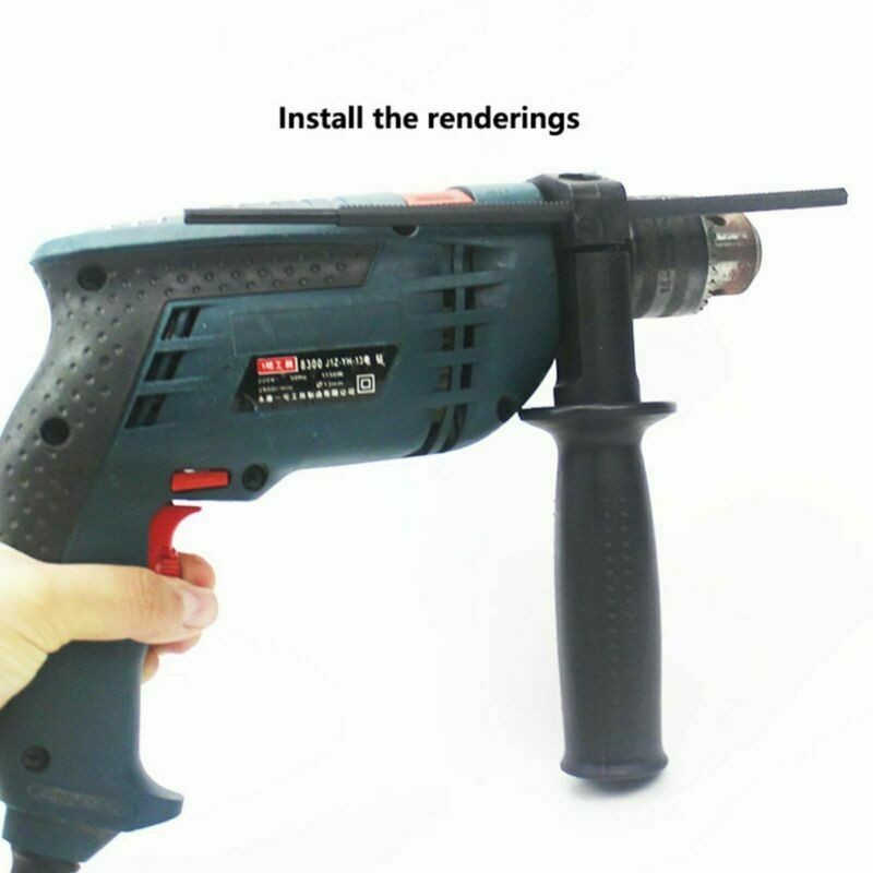Versatile Black Hammer Drill Side Handle for Various Power Tools