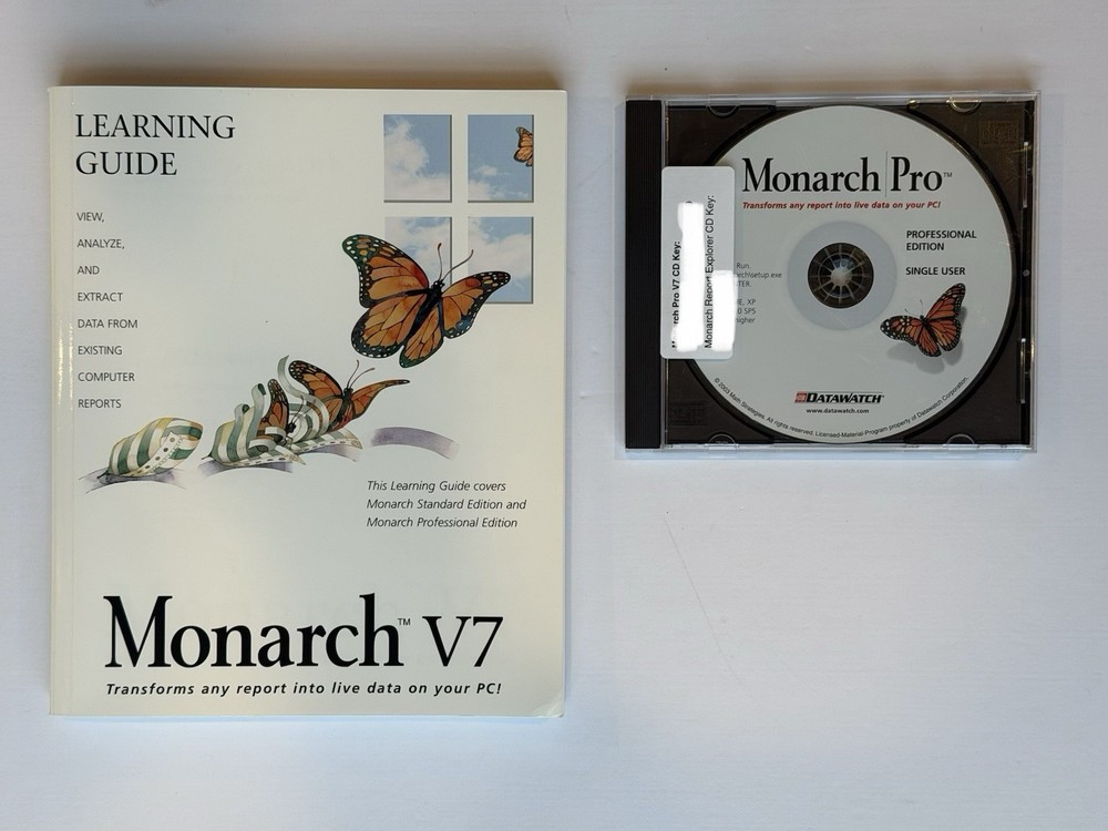 DataWatch Monarch V7.0 - Complete in Box - Tested