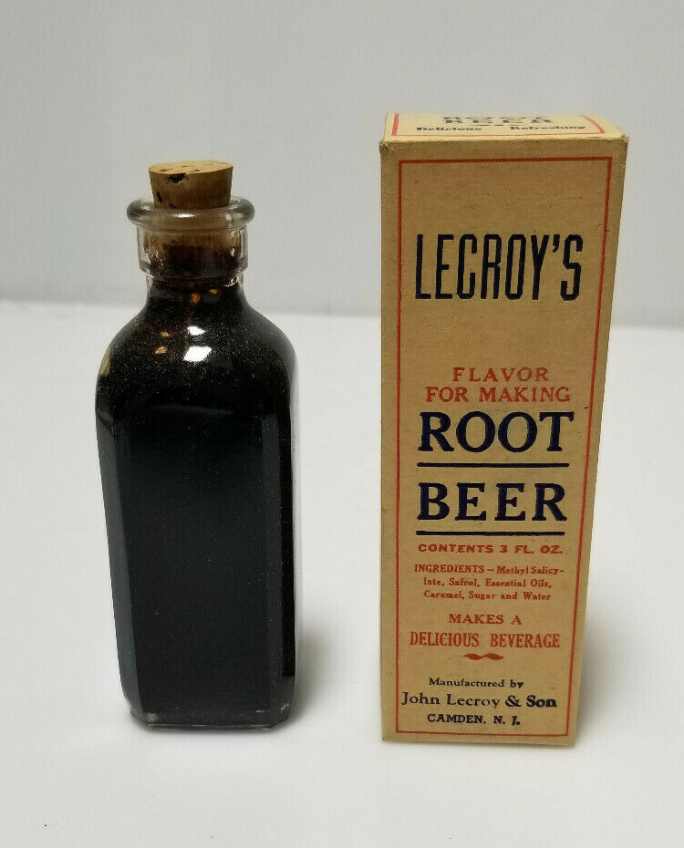 Vintage Root Beer Extract Lecroy's Rare