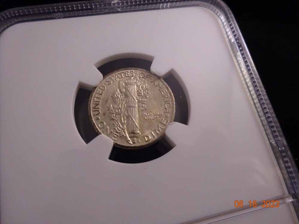 1938 Mercury Dime, NGC MS66 FB