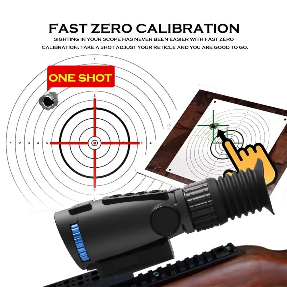 GRL325 Thermal Night Vision Rifle Scope 25mm Multi-Function One-Shot Zeroing