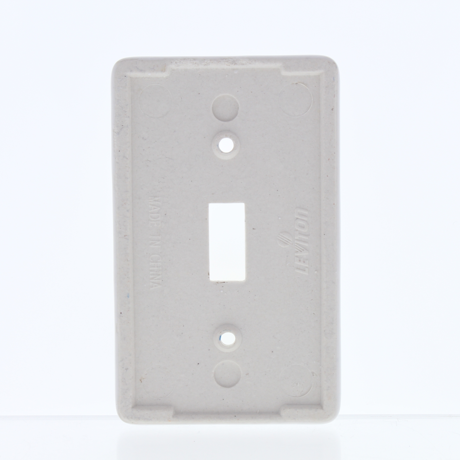 Leviton 1Gang Wildflower Porcelain Toggle Light Switch Cover Wallplate 89501-WFL