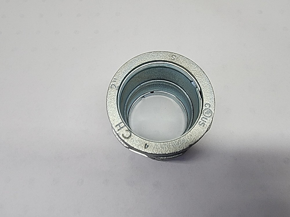Hines 2" Rigid Threadless Compression Coupling For Rigid/IMC Conduit Zinc Plate