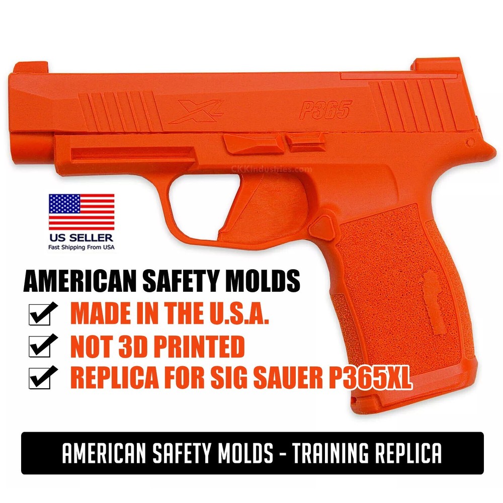 ASM Training Prop Compatible for Sig Sauer P365XL - Not a Gun - Solid Resin