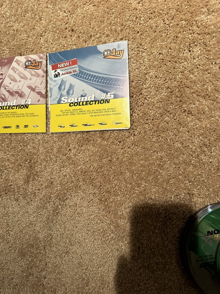 36 Ejay sample, Program discs. 100k+ samples dance rave hiphop techno