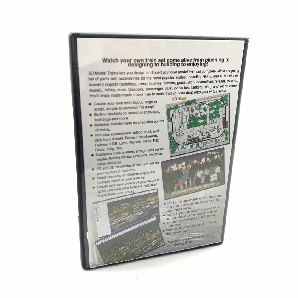 3d Model Trains Design Software by Abacus for PC 2007 Simulator