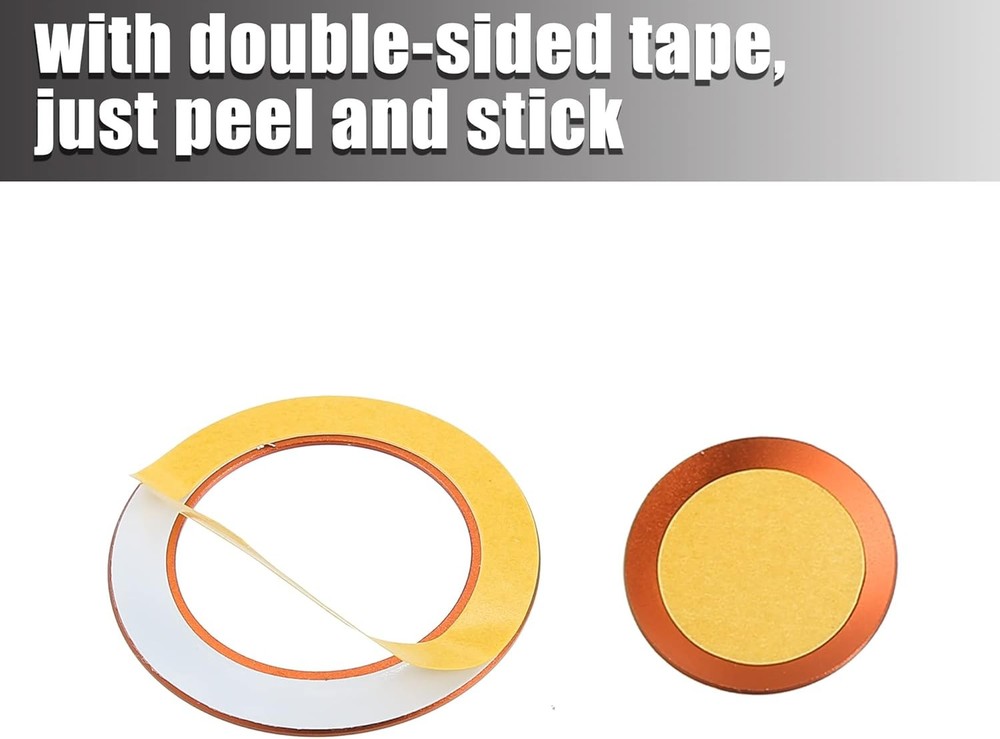 Engine Start Stop Button Cover Kit One Click Push Start Button Trim Orange