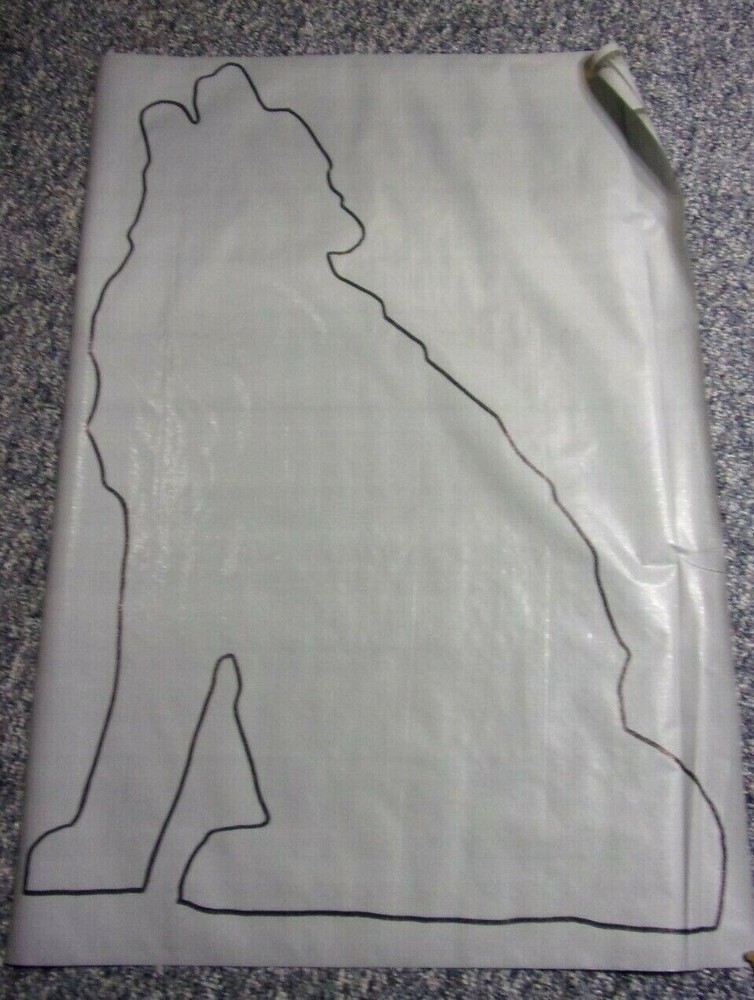 Coyote Wolf - Stencil / Pattern For Woodworking 45" x 32"
