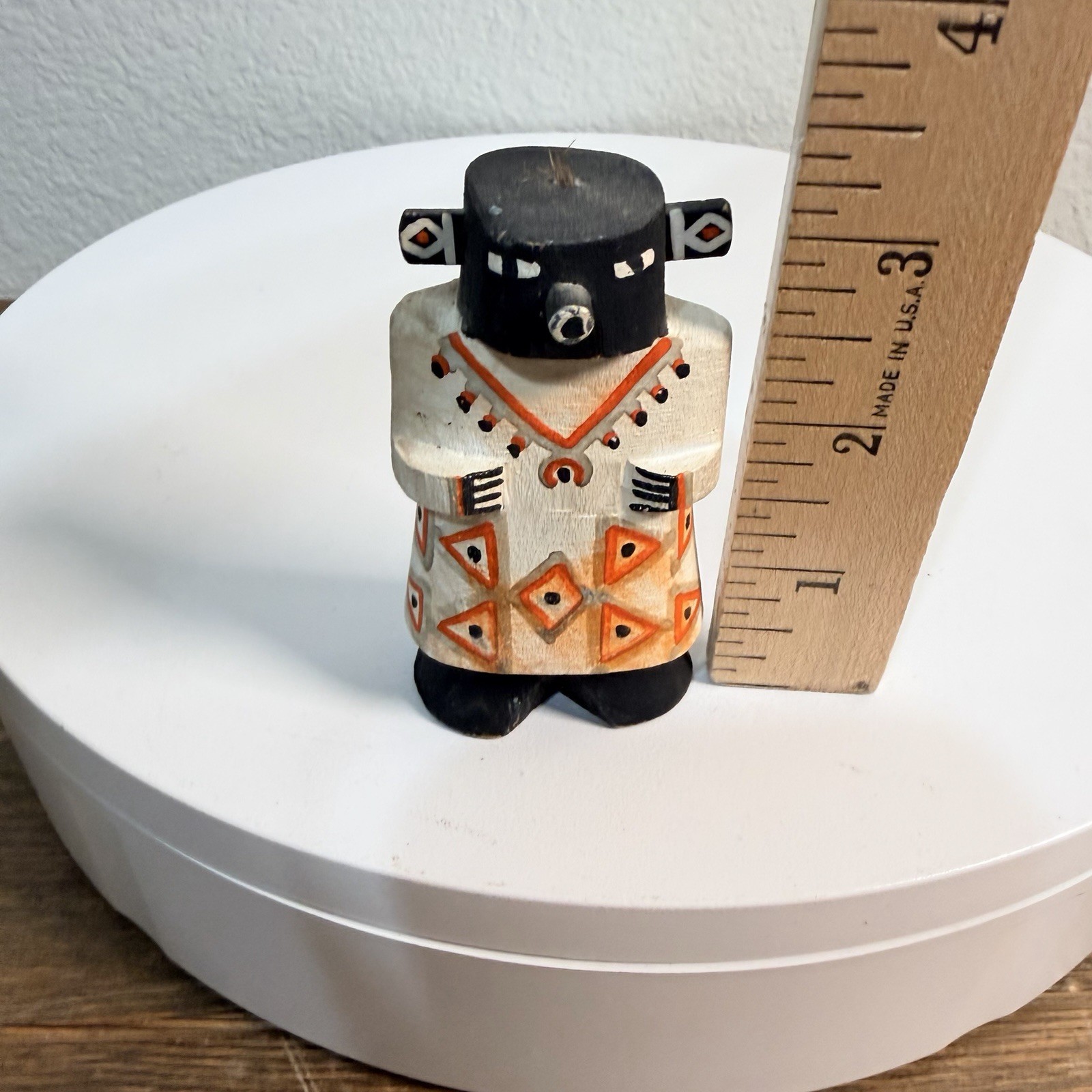 VTG ROUTE 66 New Mexico KACHINA DOLL Hopi Fred Harvey Tourist Poster Paint