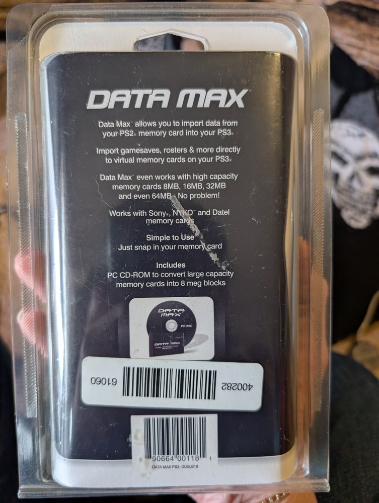 Datel Data Max PlayStation 2 Memory Card Reader USB - PS2 Memory to PS3