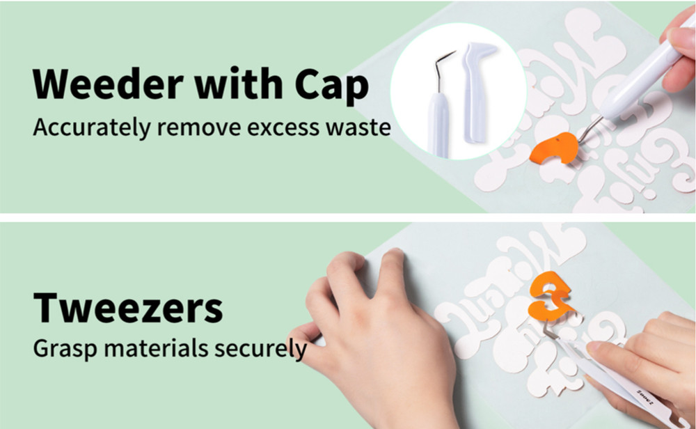 Weeding Tools for Vinyl, 6PCS Basic Tools Set, Precision Craft Vinyl Tool Kit ..