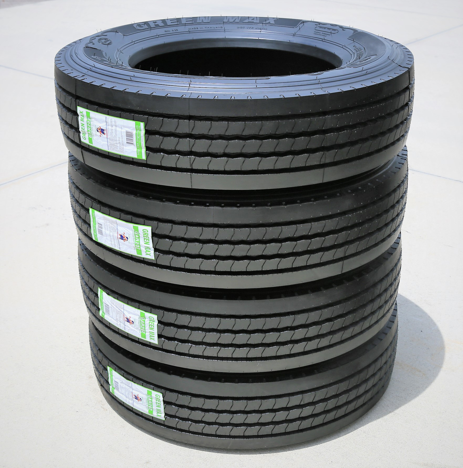 2 Tires Green Max GAR202 225/70R19.5 Load G 14 Ply All Position Commercial
