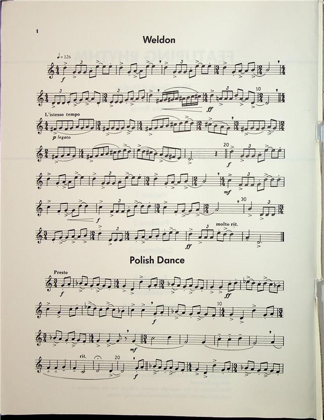 Featuring Rhythm Nine Graded Studies for Treble Brass