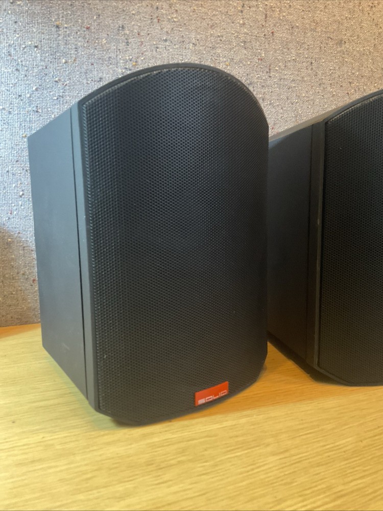 B&W Rock Solid Sounds Speaker Pair Worthing England