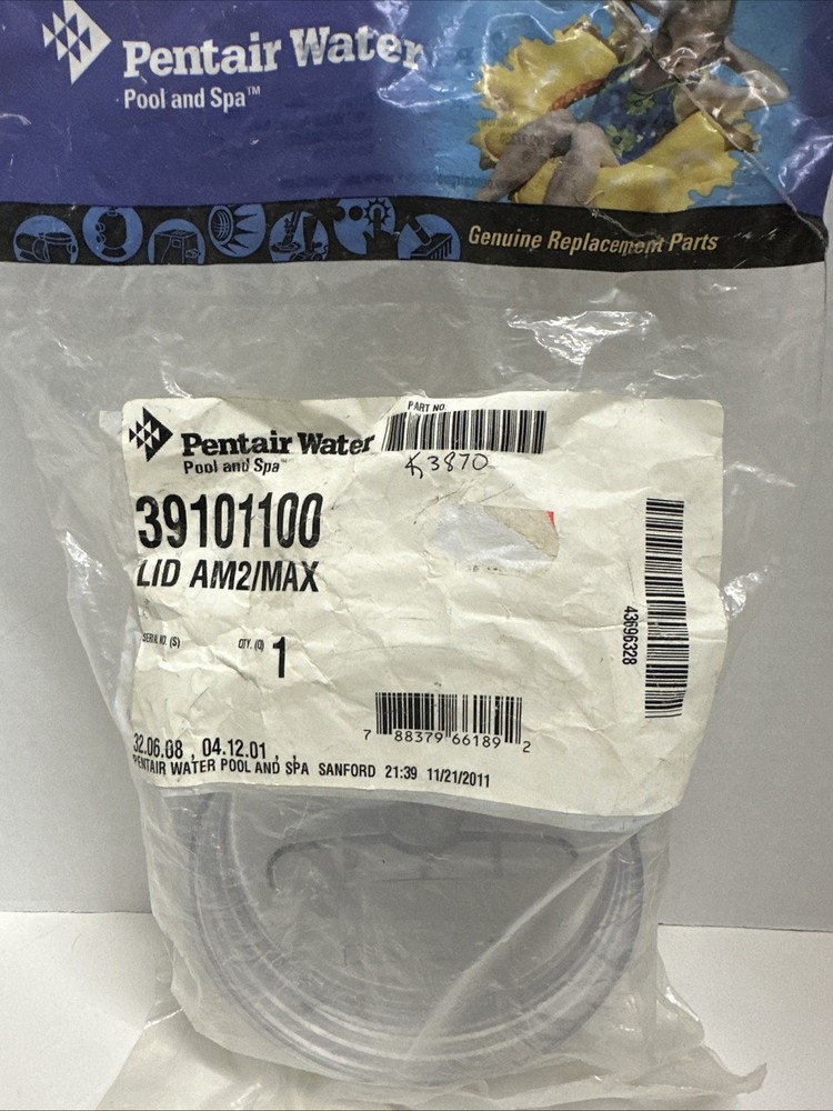 Pentair # 39101100 Maxim Pool Pump Lid