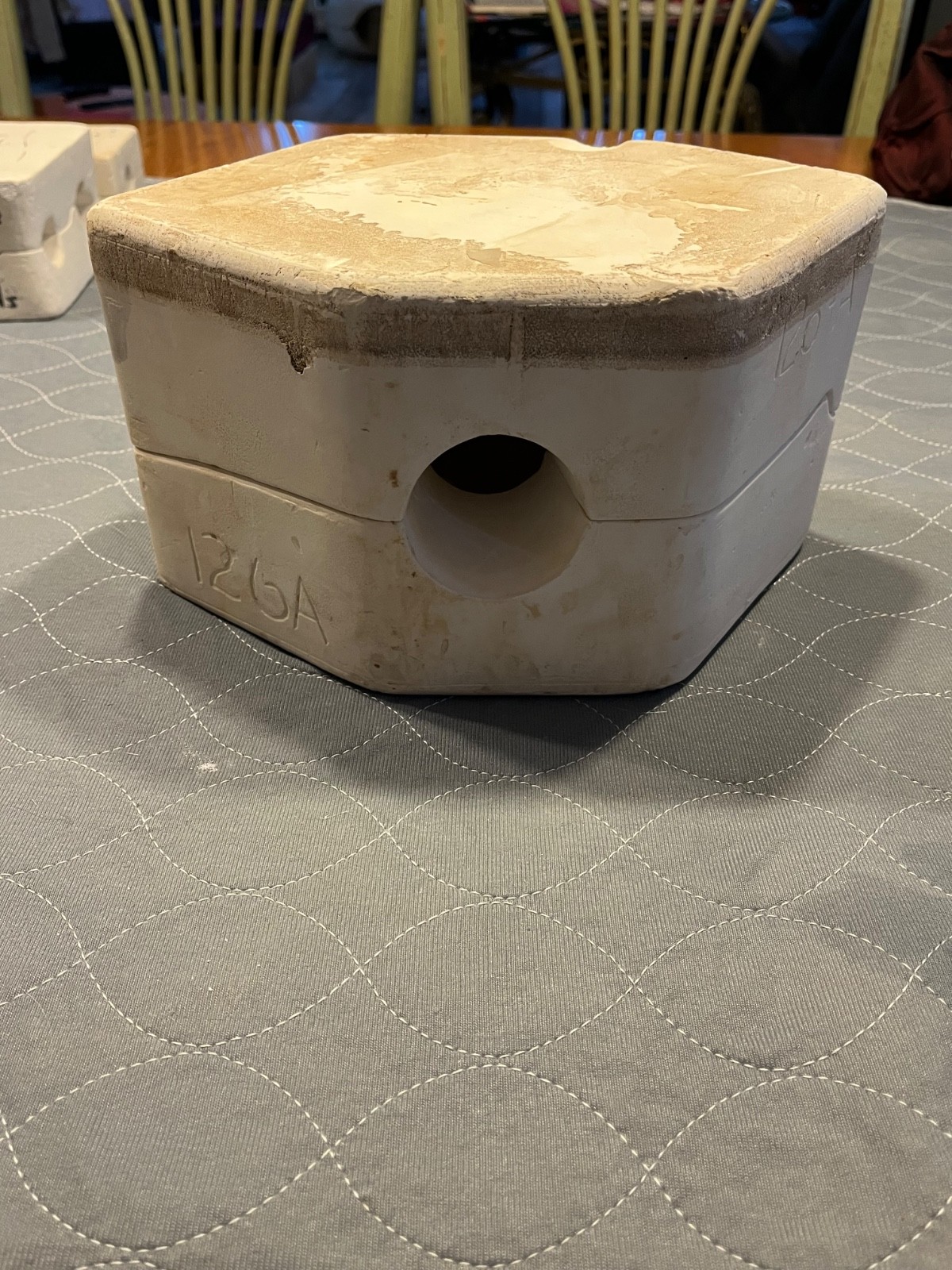 VTG Duncan Mold 126 Ceramic Slip Mold large Snail Figurine