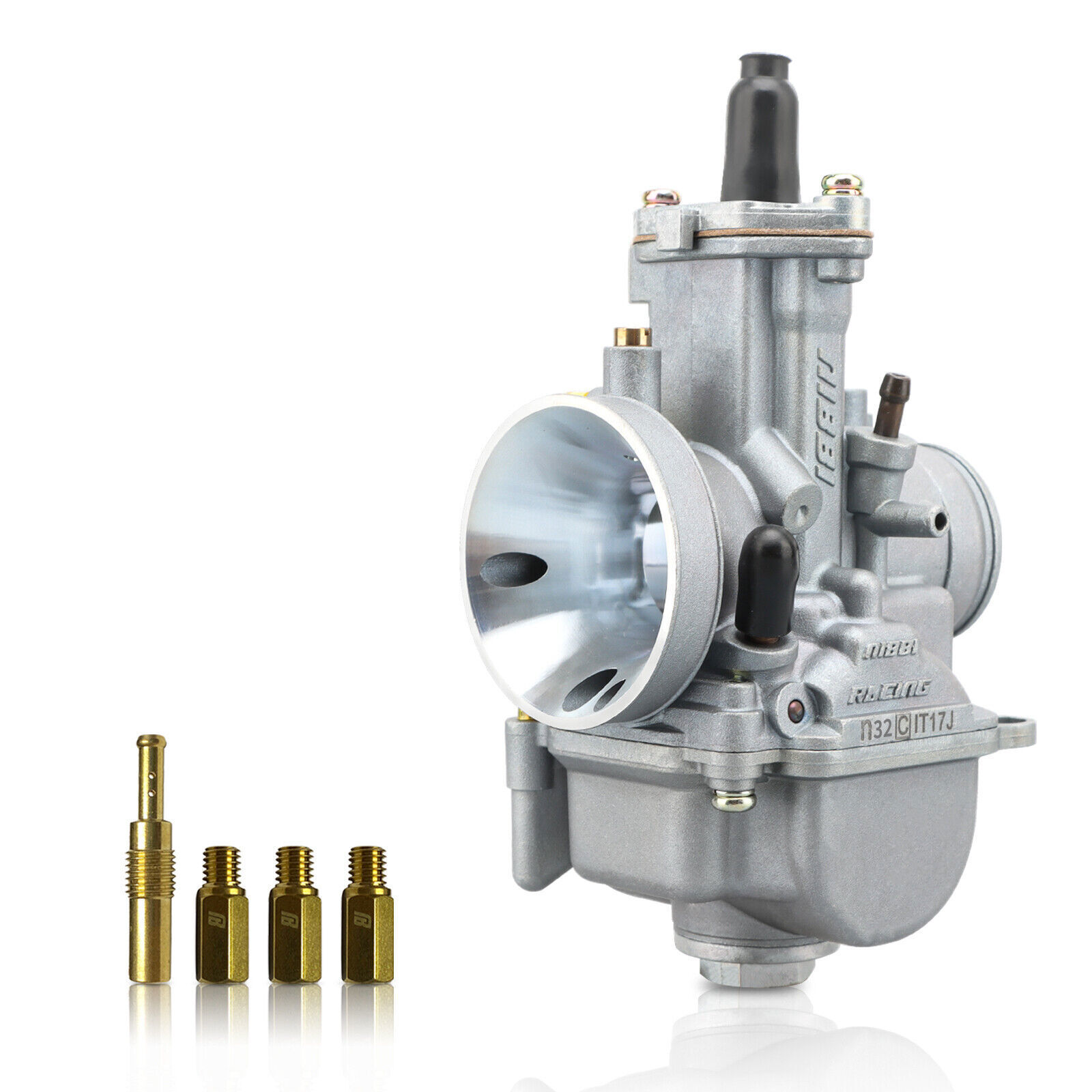 NIBBI PWK 32mm Pre-Jetted Carburetor For HONDA YAMAHA SUZUKI Dirt Pit Bike ATV