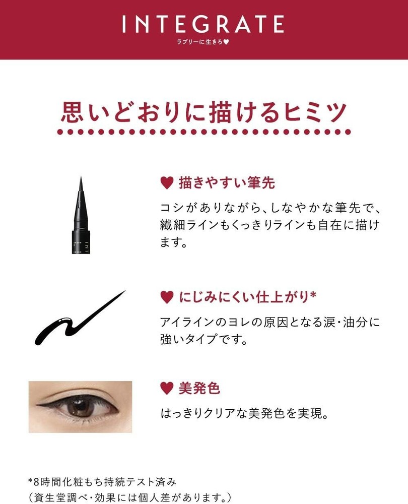 SHISEIDO INTEGRATE Super Keep Waterproof Liquid Liner From Japan