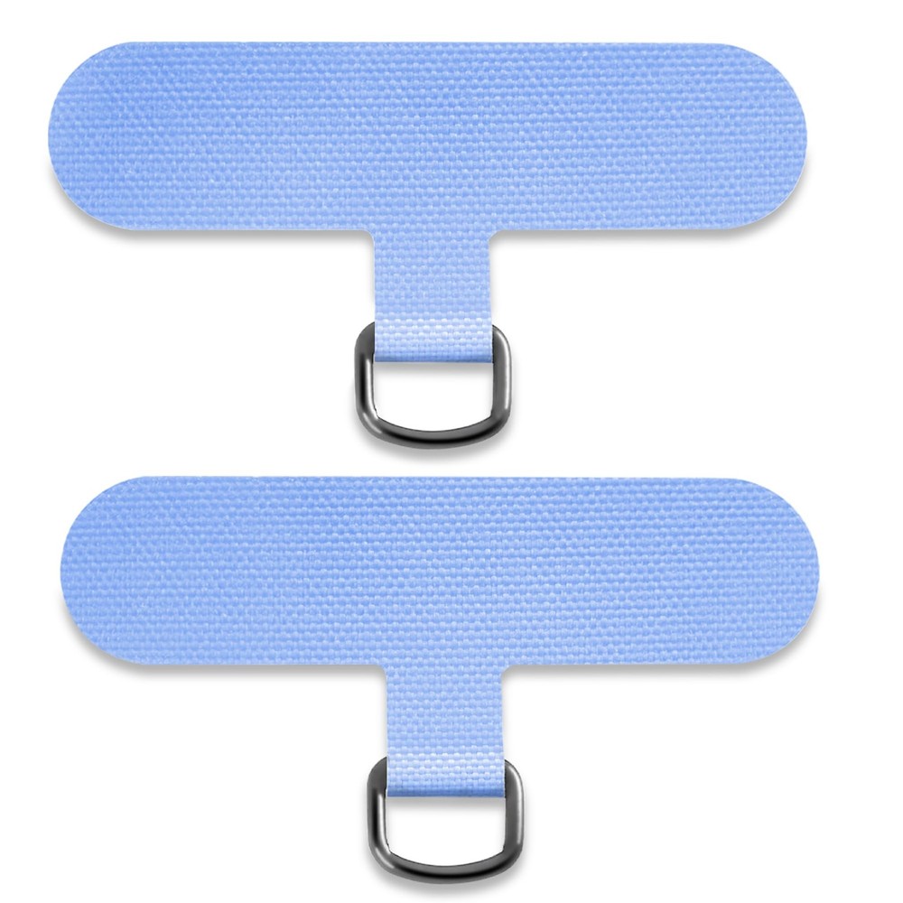TACOMEGE Phone Tether Tab for iPhone, Cell Lanyard Patch, Blue
